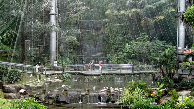 Parque de los pájaros entre los lugares para visitar en Kuala Lumpur