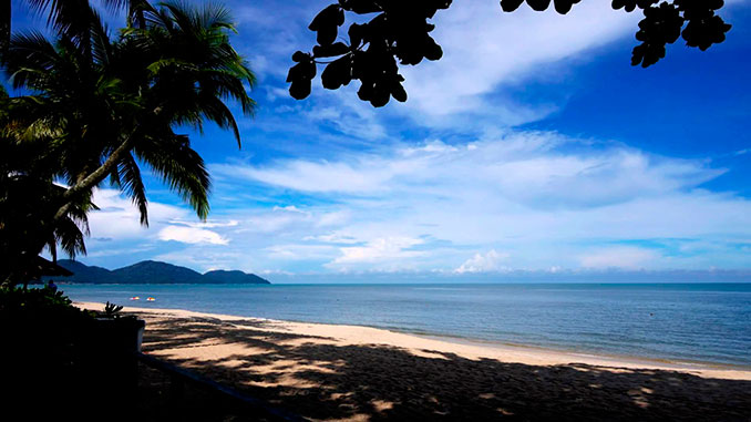 Playa de Batu Feringghi en la Isla de Penang