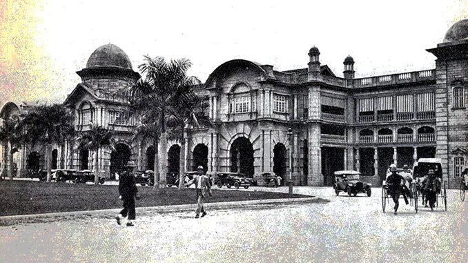 Historia de Perak estación de tren de Ipoh en 1945