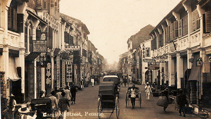 Foto historia de Penang en Malasia