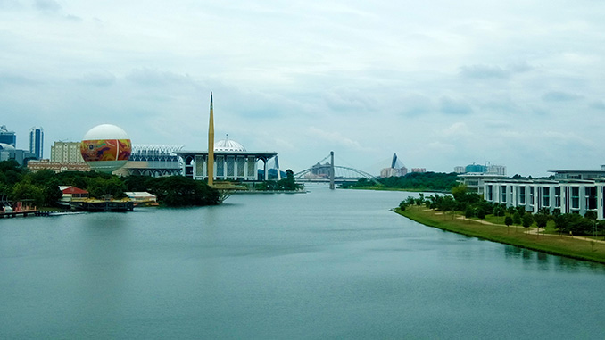 Paseo en globo por la ciudad de Putrajaya