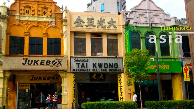 Alrededores de Chinatown en Kuala Lumpur