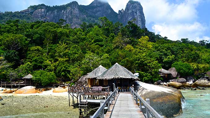 Hotel en la isla Tioman en Malaysia