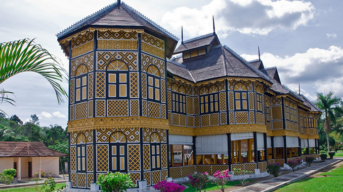 Museo Real de Perak al recorrer Malasia
