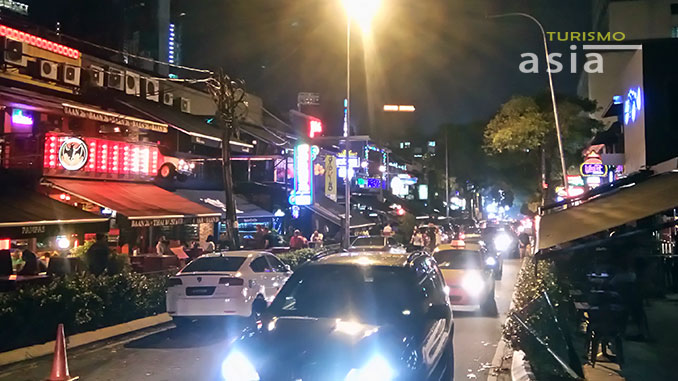 vida nocturna en Malasia Bukit Bintang