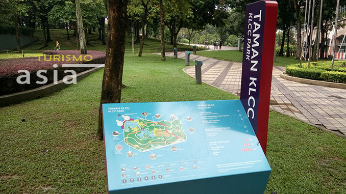 caminar desde las Torres Petronas hasta Bukit Bintang