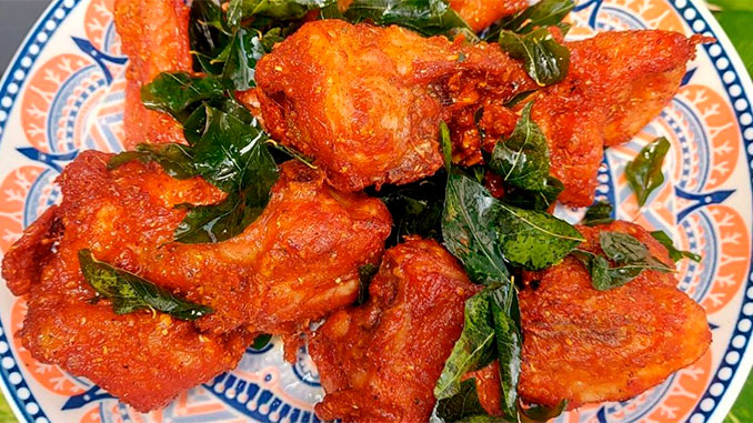 ayam goreng comida típica de malasia