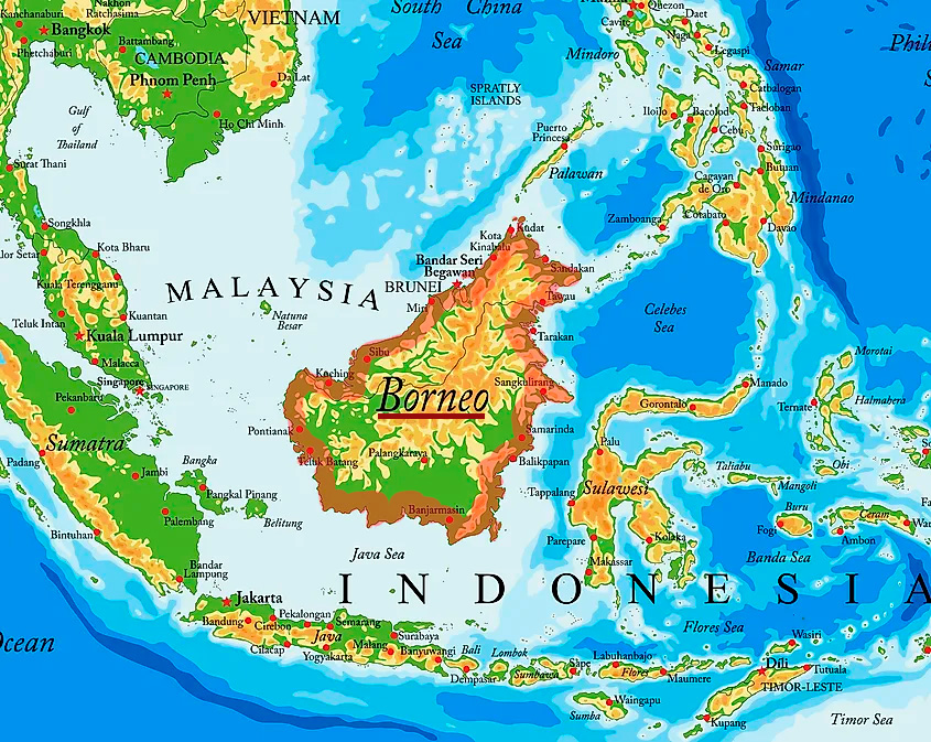Donde esta Borneo