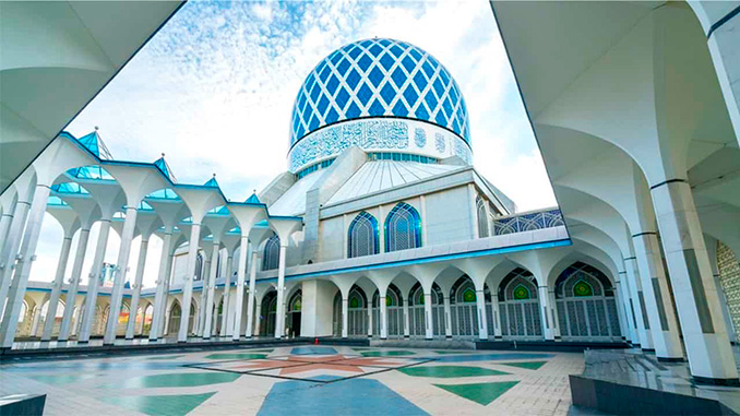 mezquita azul de Kuala Lumpur