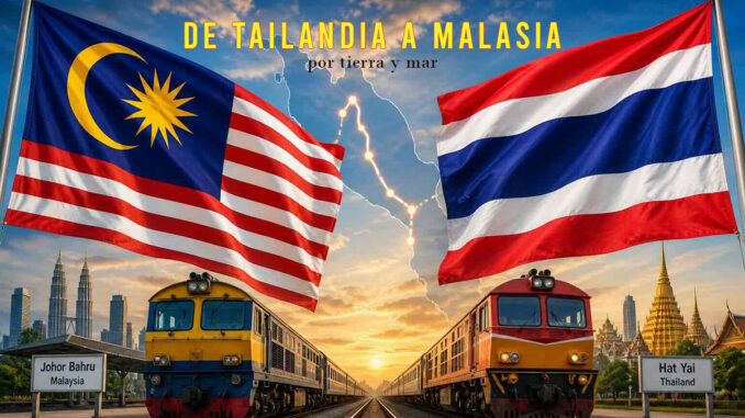 de Tailandia a Malasia por tierra o mar