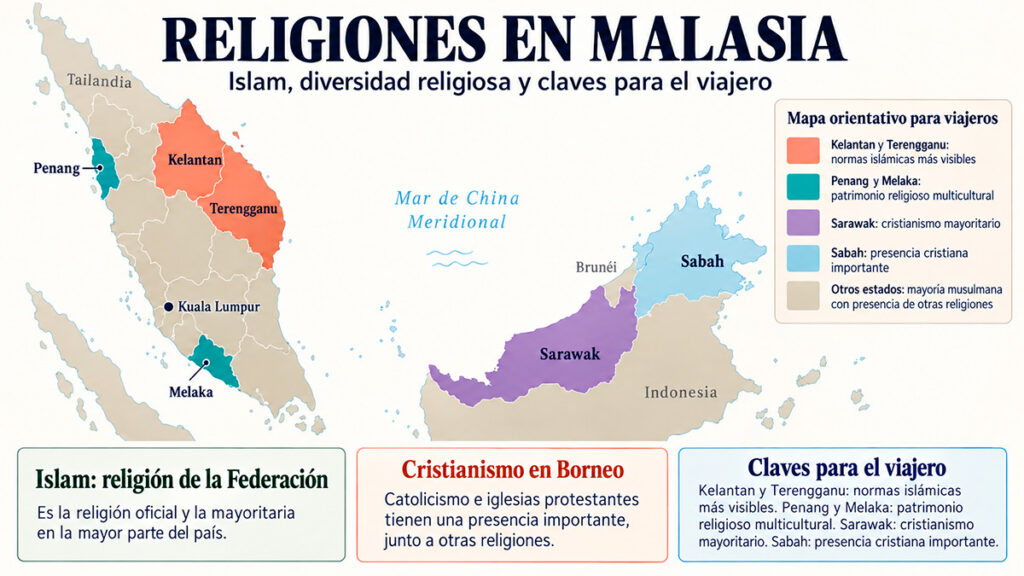 Religión en Malasia, Islam, diversidad religiosa